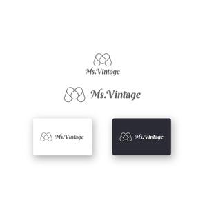 山田デザイン室 (yamadalan)さんの中古ラグジュアリーブランドショップ「Ms.Vintage」のロゴ制作への提案