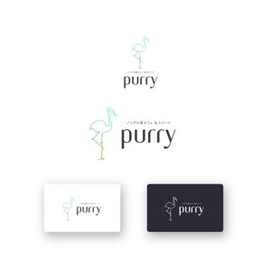 山田デザイン室 (yamadalan)さんの夜でも気軽にごはんとスイーツが楽しめるノンアル夜カフェ「Purry」(パリー)の店舗ロゴへの提案