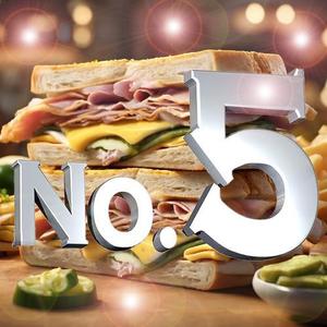 abistyam (abistyam)さんの【ランチ】キューバンサンドカフェ「No.5」のキューバンサンドのイラストへの提案
