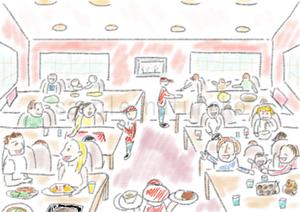 ナチュラコ/イラストレーター (naturako)さんの米国展開予定の日本食レストランのイラストイメージへの提案