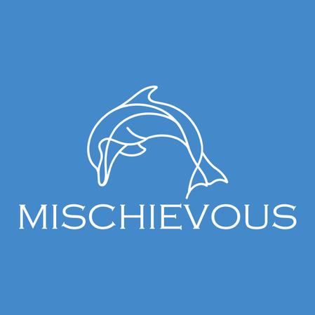emilys (emilysjp)さんのアパレルブランド「MISCHIEVOUS」用イルカのロゴへの提案