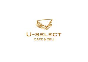 emilys (emilysjp)さんのカフェ「U-SELECT CAFE & DELI」のロゴとロゴイラストマークへの提案
