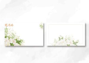 01i_design (01_design)さんのネイルサロン経営会社の名刺への提案