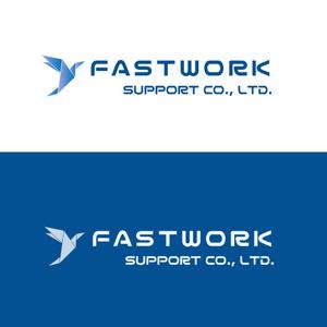 猫の手_KIKI (riyu63)さんの人材派遣・請負会社「FAST WORK SUPPORT CO., LTD.」のロゴへの提案
