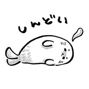 moriao (moriao)さんの少しネガティブなセリフを吐く動物のイラストの面白いTシャツへの提案