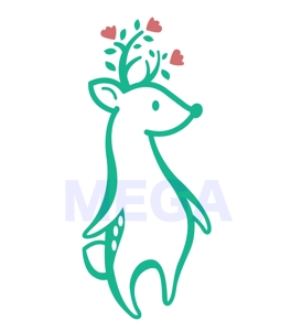 MEGA (MEGA)さんの既存のロゴ（シカ）の全身を描いてほしいへの提案