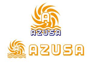 リオングラフィカ (shibazakura)さんの新ルアーブランド「AZUSA」のブランドロゴ作成依頼への提案