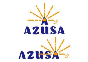 リオングラフィカ (shibazakura)さんの新ルアーブランド「AZUSA」のブランドロゴ作成依頼への提案