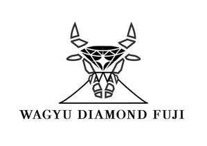 リオングラフィカ (shibazakura)さんのオリジナルブランド和牛『WAGYU DIAMOND FUJI』のロゴへの提案