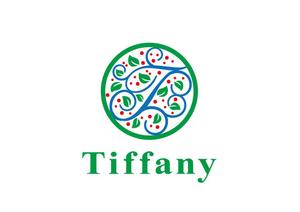 リオングラフィカ (shibazakura)さんのキッズ脱毛サロン「Tiffany」のロゴへの提案