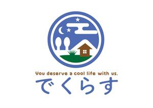 リオングラフィカ (shibazakura)さんの埼玉県の田舎で開業する不動産業「合同会社でくらす」のロゴ作成への提案
