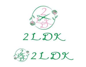 リオングラフィカ (shibazakura)さんの美容室「2LDK」のロゴへの提案