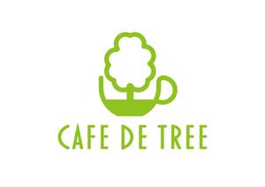 リオングラフィカ (shibazakura)さんのカフェ「cafe de tree」のロゴへの提案