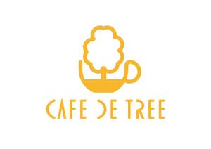 リオングラフィカ (shibazakura)さんのカフェ「cafe de tree」のロゴへの提案