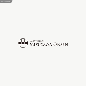 holy245 (holy245)さんの長期滞在型ゲストハウス「Guest House Mizusawa Onsen」のロゴへの提案