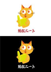Red03_Design (saitama03)さんの新規立ち上げ予定YouTubeチャンネル「（150日後に渡米する）勉狂二－ト」のアイコンへの提案