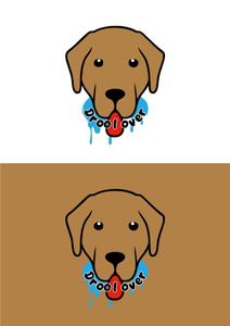 Red03_Design (saitama03)さんの犬のオヤツ製造販売のお店　［Drool over］のロゴへの提案