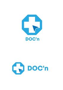 Red03_Design (saitama03)さんの医師向けサイト・アプリ「DOC'n」のロゴへの提案