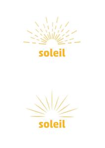Red03_Design (saitama03)さんの美術品等を扱う店舗・ネット販売会社「㈱soleil」（ソレイユ　意味：太陽）のロゴデザインです。への提案