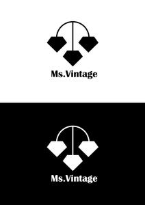 Red03_Design (saitama03)さんの中古ラグジュアリーブランドショップ「Ms.Vintage」のロゴ制作への提案