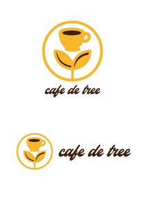Red03_Design (saitama03)さんのカフェ「cafe de tree」のロゴへの提案