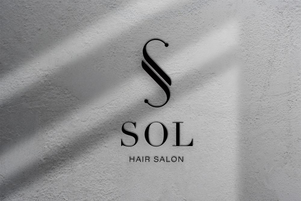 美容室　SOL ロゴ