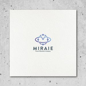 HACHIWARE (HACHIWARE)さんの未来教育株式会社の企業ロゴ。「MIRAIE」　をブランドロゴとし、その文字の中のＡＩを色変化への提案