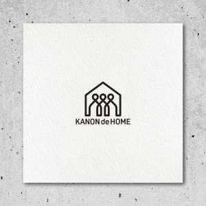HACHIWARE (HACHIWARE)さんの工務店の一般住宅ブランド「kanon de home」のロゴへの提案