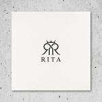 HACHIWARE (HACHIWARE)さんのヘアーサロン「Rita」のロゴへの提案