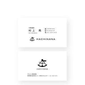 _ (bukkin)さんの8Nana株式会社の名刺への提案