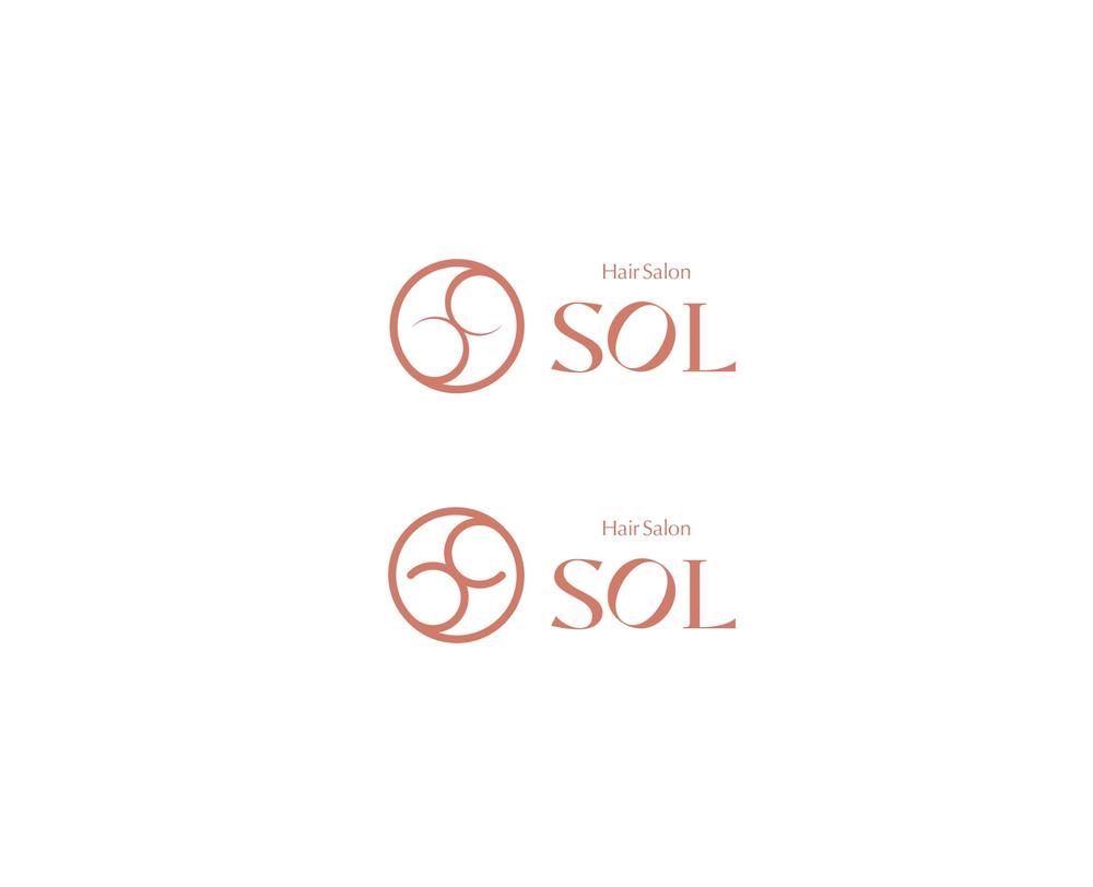 美容室　SOL ロゴ