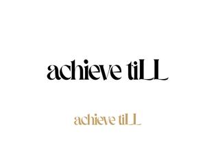 geboku (geboku)さんの美容室「achieve till」のロゴ制作依頼＋記念エコバッグロゴ制作依頼への提案