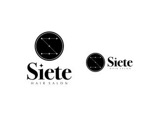geboku (geboku)さんの美容室「Siete」のロゴへの提案