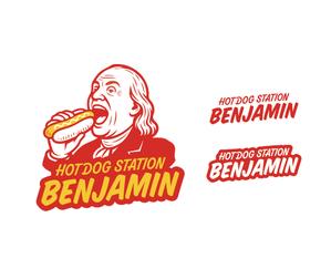 geboku (geboku)さんのホットドッグ屋　「HOTDOG　STATION　BENJAMIN」のロゴへの提案