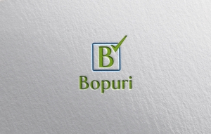 YF_DESIGN (yusuke_furugen)さんの建設関係の施工写真管理アプリ「Bopuri」のロゴデザインへの提案