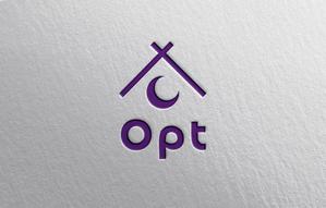 YF_DESIGN (yusuke_furugen)さんのシンプル＆高品質なビジネス仕様の滞在施設「Opt」のロゴ（看板）への提案