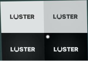 株式会社リーペ (rogoaisupport)さんのアパレルブランド「LUSTER」(ラスター)のシンボルマーク付きロゴへの提案