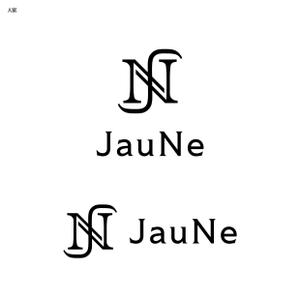 D-Gash (Volition-D)さんのアパレルブランド 「JauNe」のロゴへの提案