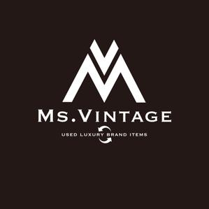 littlesense (littlesense)さんの中古ラグジュアリーブランドショップ「Ms.Vintage」のロゴ制作への提案