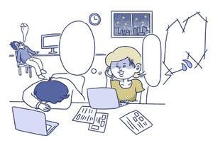 みんみん (minmin_art_0)さんのオリジナルの31日分の日めくりカレンダーのイラスト募集への提案