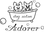 fin.martns (Kuri4404)さんのトリミングサロン「dog salon Adrer」のロゴ作成への提案