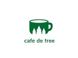 fin.martns (Kuri4404)さんのカフェ「cafe de tree」のロゴへの提案