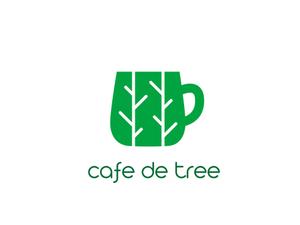 fin.martns (Kuri4404)さんのカフェ「cafe de tree」のロゴへの提案