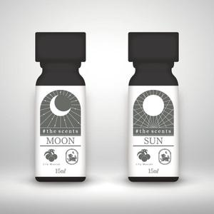 オオグチアサコ (Nyctosaurus)さんの【アロマオイルラベル2種類】「月」をテーマとしたラベルと、「太陽」をテーマとしたラベル　大募集‼‼への提案