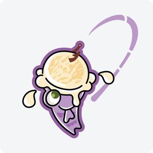 findyou - Design (findyou)さんの魚の形をしたオリジナルアイスクリームのイラストへの提案