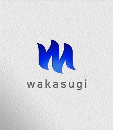 デザイン王子 (mishukurock)さんの「Ｗ」と「青い炎」をモチーフにした公認会計士事務所のロゴへの提案