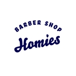 Xlebreknit (Xlebreknit)さんの床屋さん（理容室）のロゴ提案　Barber shop Homiesへの提案