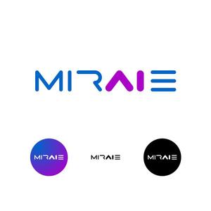Xlebreknit (Xlebreknit)さんの未来教育株式会社の企業ロゴ。「MIRAIE」　をブランドロゴとし、その文字の中のＡＩを色変化への提案