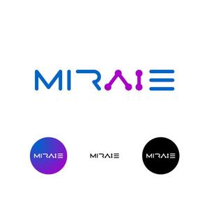 Xlebreknit (Xlebreknit)さんの未来教育株式会社の企業ロゴ。「MIRAIE」　をブランドロゴとし、その文字の中のＡＩを色変化への提案