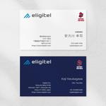 Xlebreknit (Xlebreknit)さんのIT系コンサル企業の名刺デザインへの提案